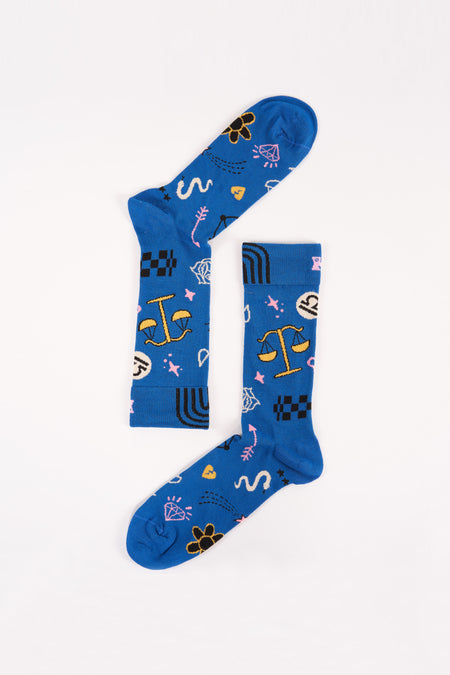 Chaussettes - bleu