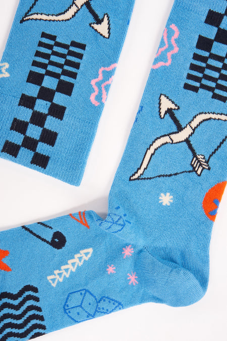 Chaussettes - bleu