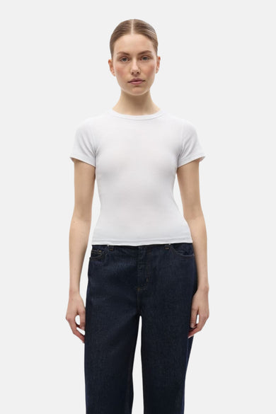 Top uni manche courte Blanc - ENVII