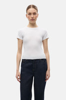 Top uni manche courte Blanc - ENVII