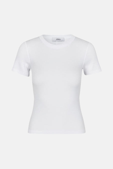 Top uni manche courte Blanc - ENVII