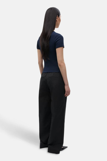 Top uni manche courte Bleu - ENVII
