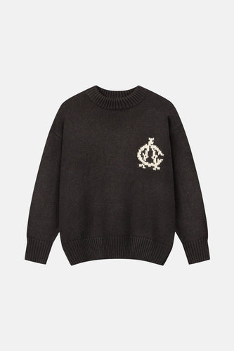 Pull à col rond - brun - ANOTHER COTTON LAB