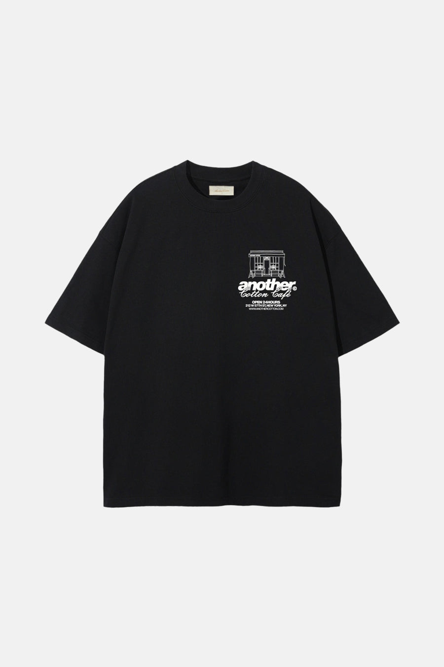 T-shirt à manches courtes - noir - ANOTHER COTTON LAB