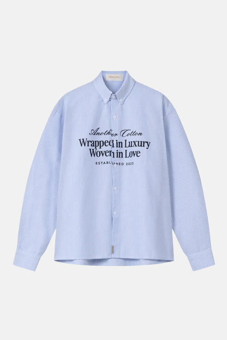Chemise à manches longues - bleu