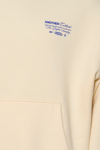 Sweat à capuche - écru