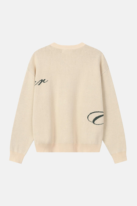 Pull col O - écru