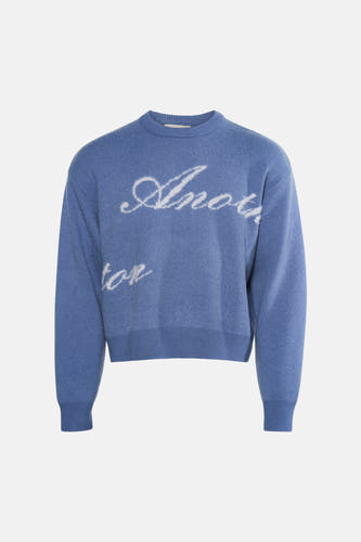 Pull col O - bleu