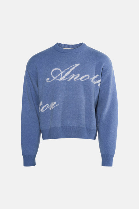 Pull col O - bleu