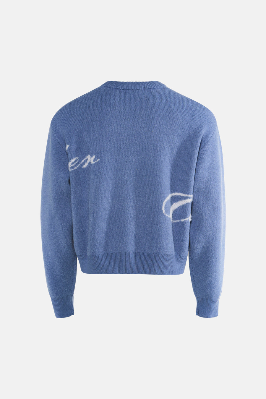 Pull col O - bleu
