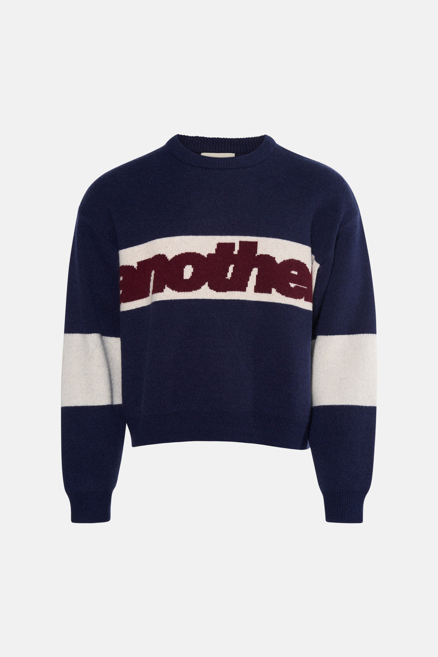 Pull col O - bleu