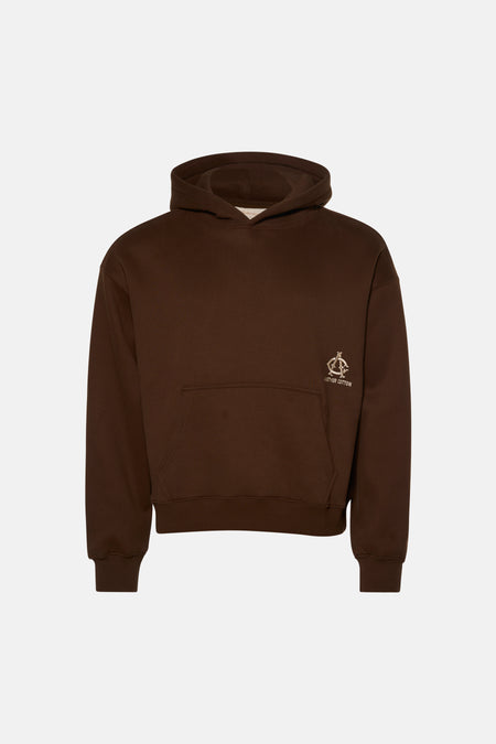 Sweat à capuche - brun
