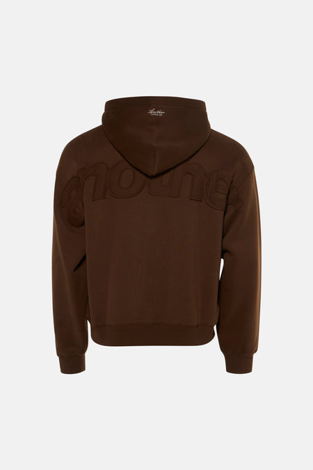 Sweat à capuche - brun