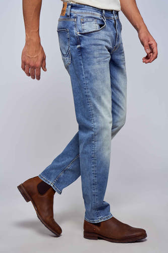 Jean droit - denim bleu clair