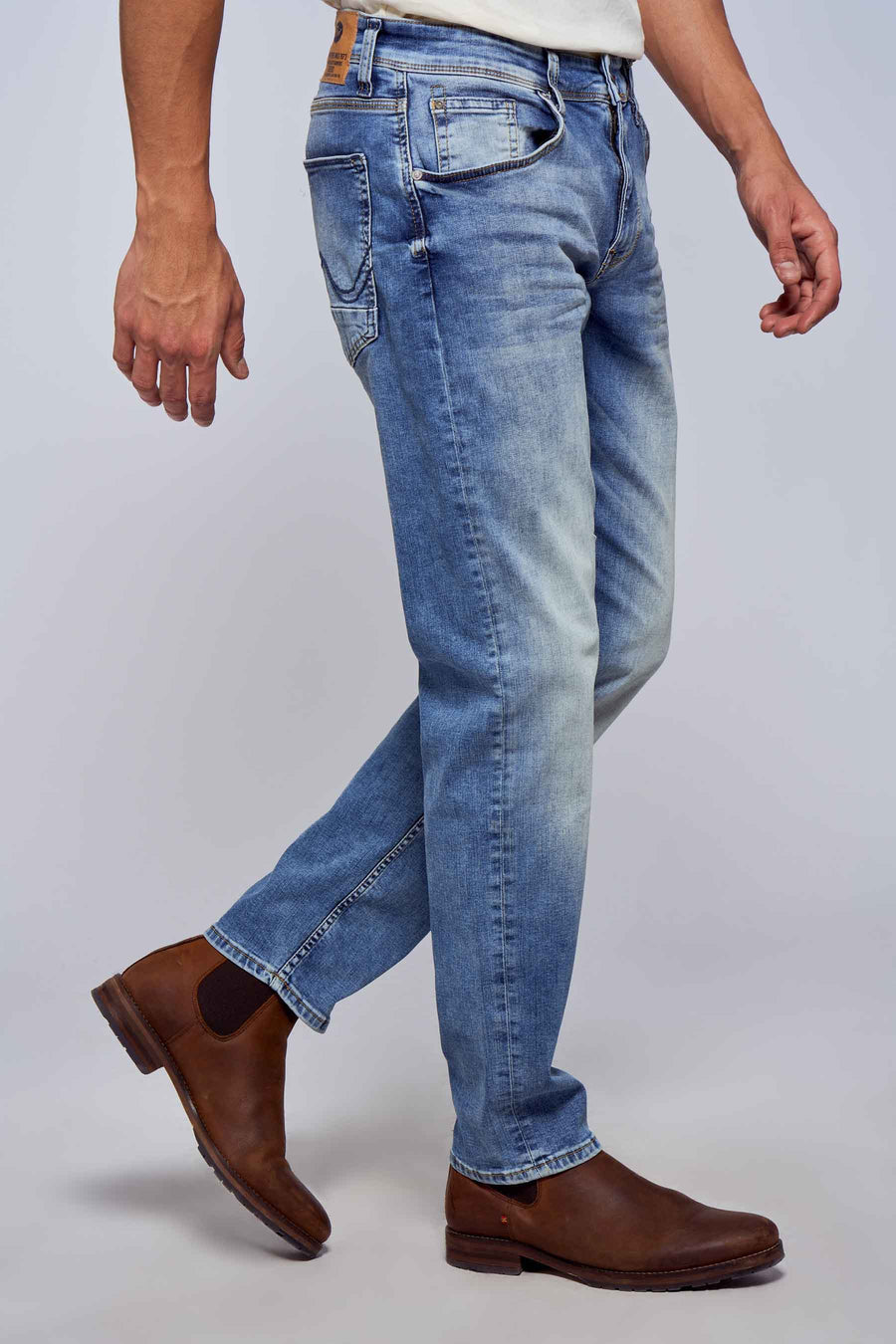 Jean droit - denim bleu clair