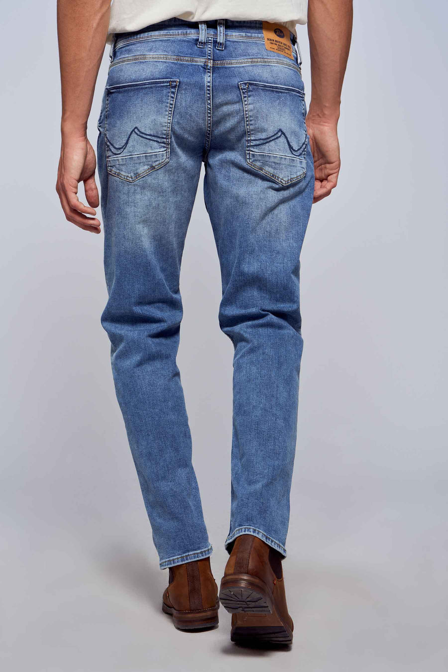 Jean droit - denim bleu clair