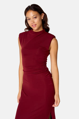 Robe sans manches - Bordeaux