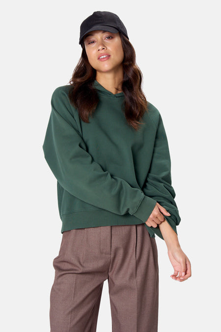 Sweat à capuche - vert