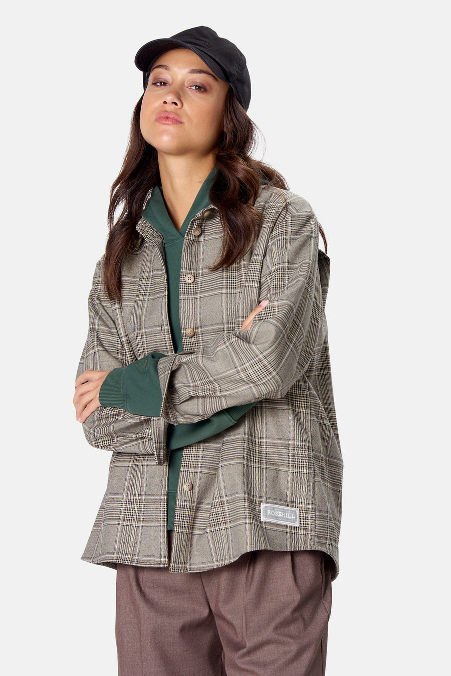 Chemise à manches longues - beige