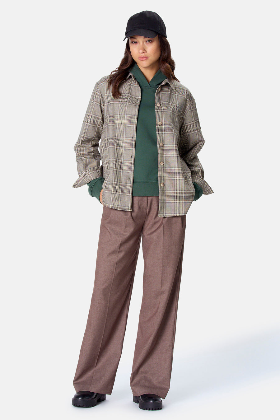 Chemise à manches longues - beige