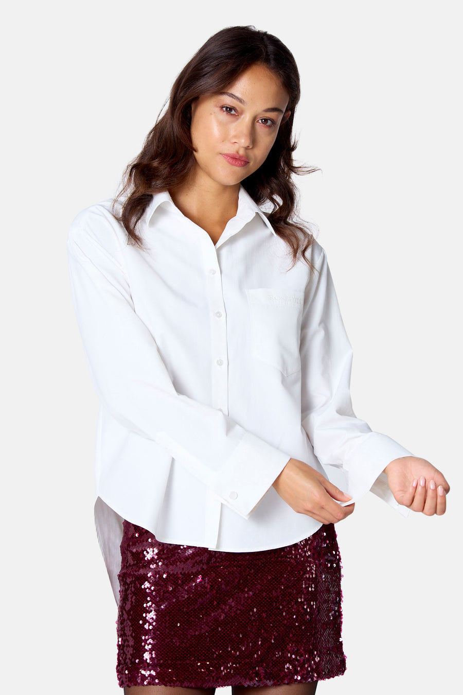 Blouse sans manches - blanc
