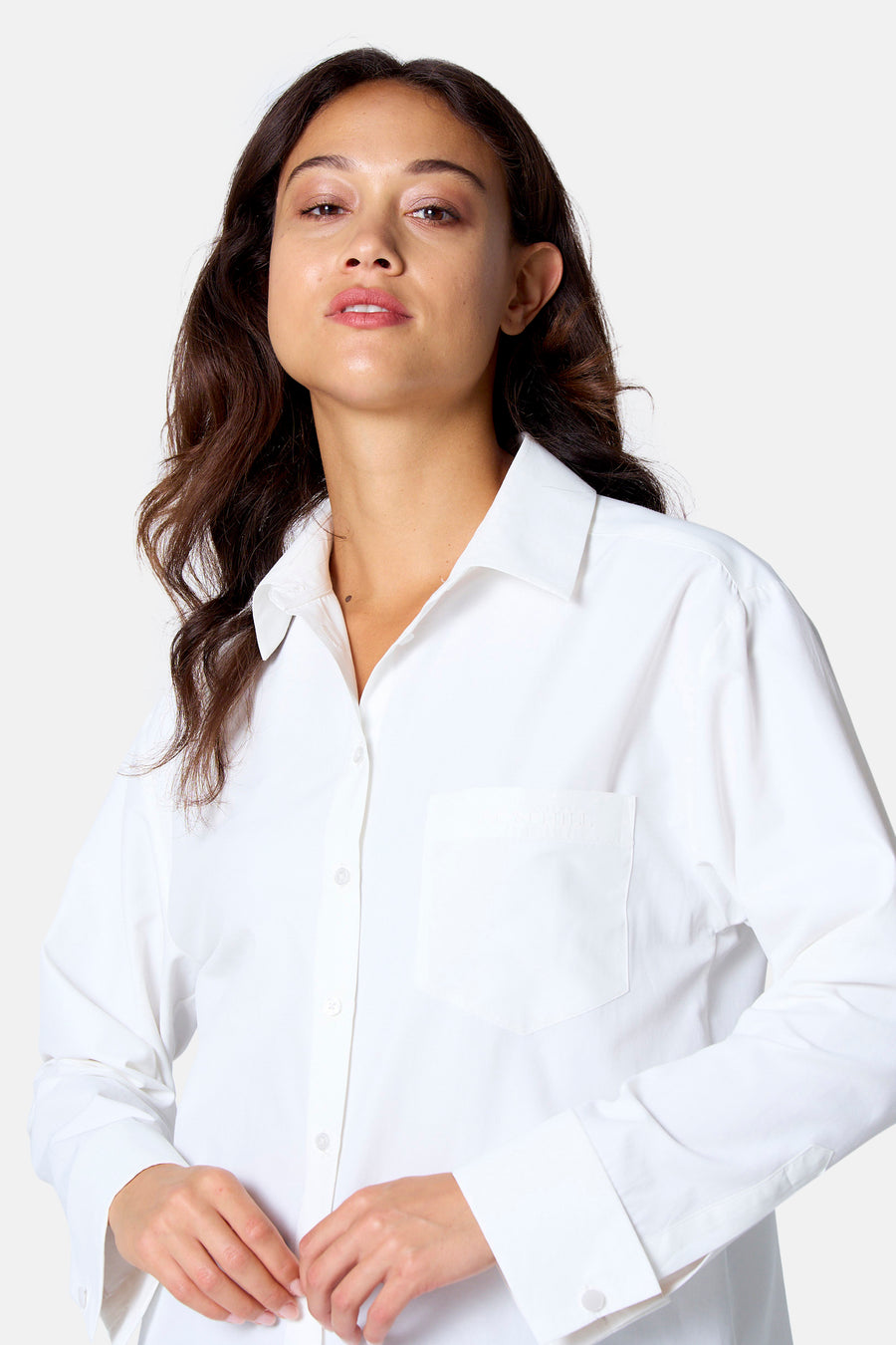 Blouse sans manches - blanc