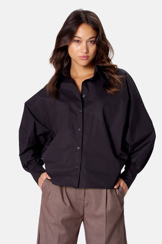 Blouse à manches longues - noir