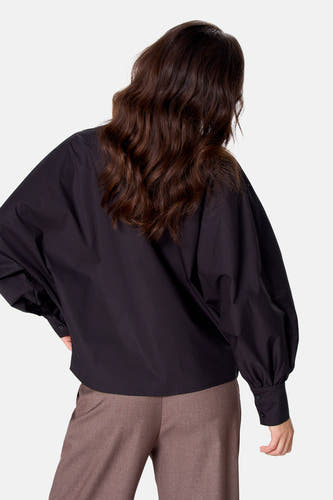 Blouse à manches longues - noir