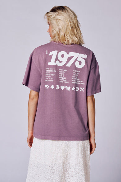 T-shirt (manches courtes) Mauve - Rock Werchter 50