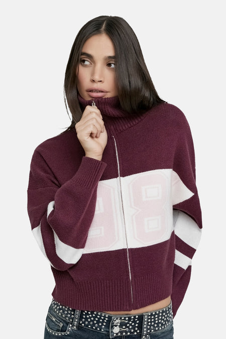 Cardigan - rouge