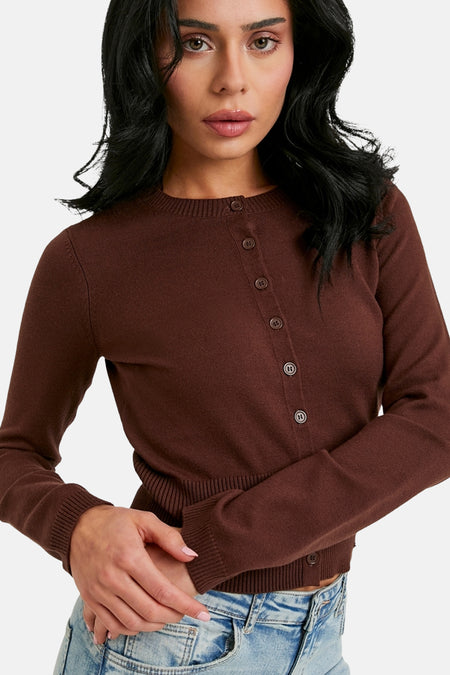 Cardigan brun - TALLY WEIJL