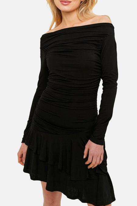 Robe à manches longues - noir