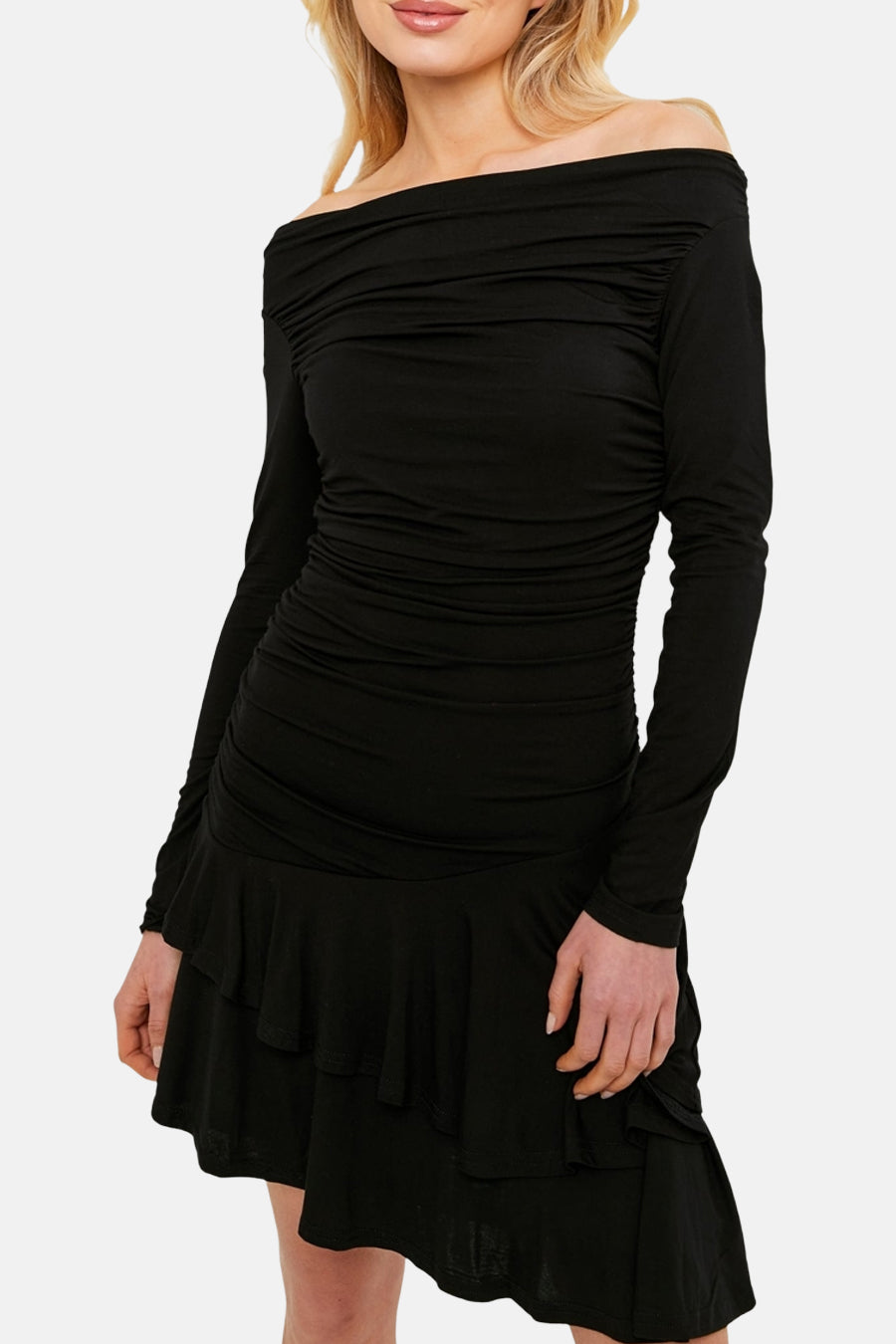 Robe à manches longues - noir
