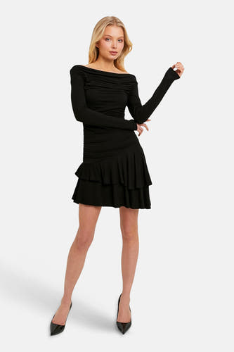 Robe à manches longues - noir
