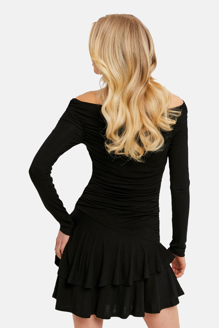 Robe à manches longues - noir