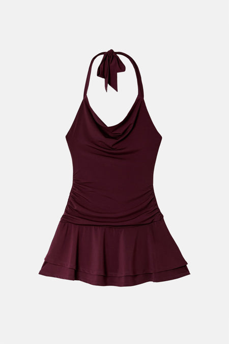 Robe sans manches - bordeaux