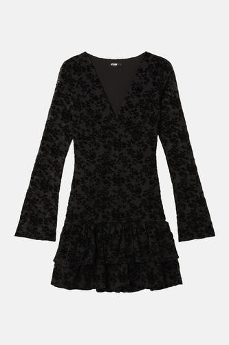 Robe à manches longues - noir