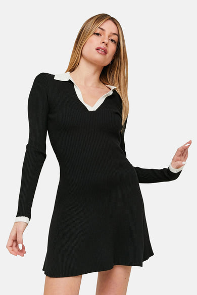 Robes manches longues Noir - TALLY WEIJL