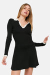 Robes manches longues Noir - TALLY WEIJL