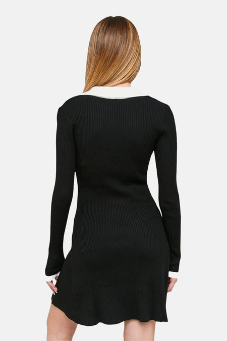 Robes manches longues Noir - TALLY WEIJL