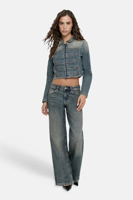 Veste - mid blue denim