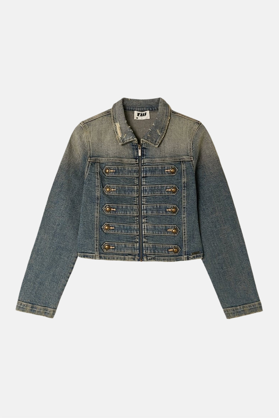 Veste - mid blue denim