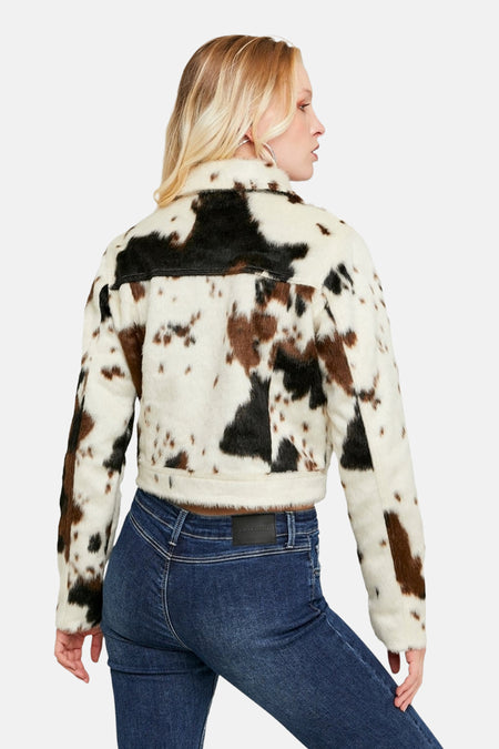 Veste en cuir - Multicolore