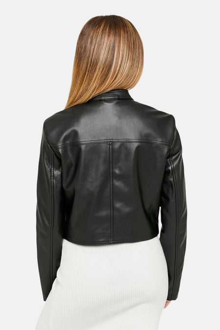 Veste en cuir Noir - TALLY WEIJL