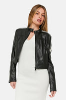 Veste en cuir Noir - TALLY WEIJL