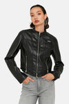 Veste en cuir Brun - TALLY WEIJL