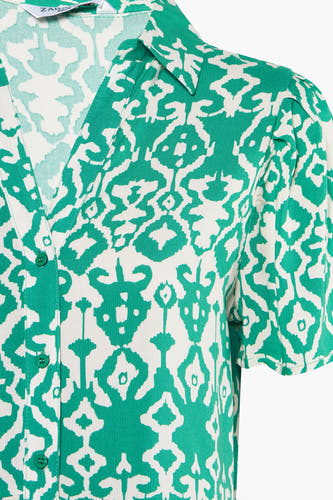 Robe à manches courtes - vert