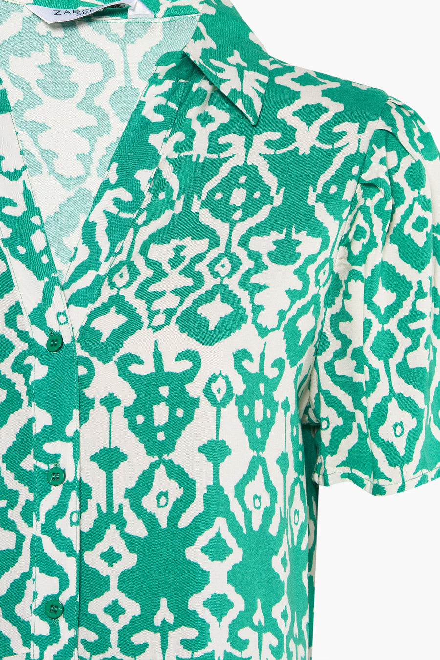 Robe à manches courtes - vert