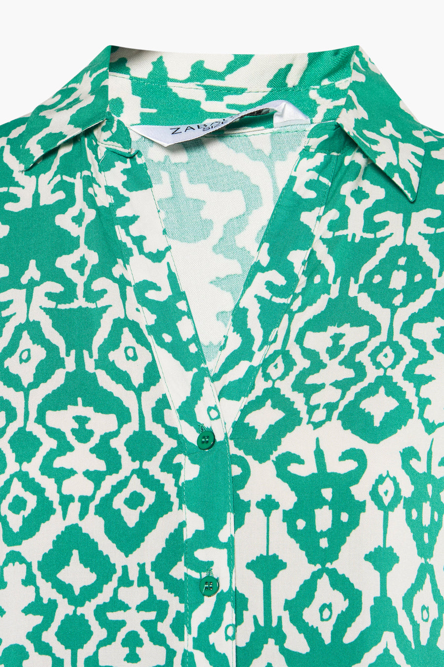Robe à manches courtes - vert