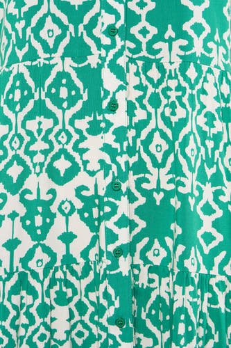 Robe à manches courtes - vert